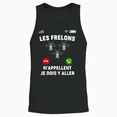 Hornets Call Me, I Must Go | Insect Nature Unisex Tank Top - Black