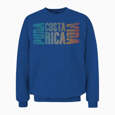 Pura Vida Costa Rica Unisex Sweatshirt - Royal