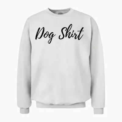 Dog Unisex Sweatshirt - White