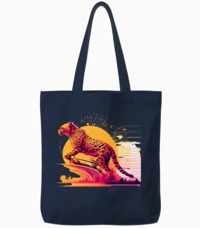 Guépard Tote Bags - Navy