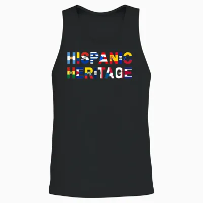 Hispanic Heritage Unisex Tank Top - Black
