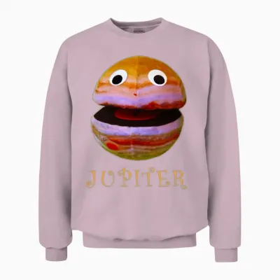 Jupiter - Puppet Character Unisex Sweatshirt - Light Pink