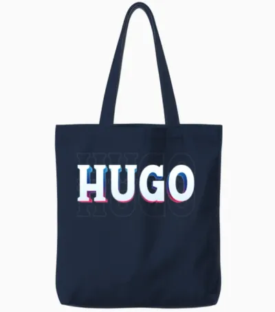 Retro - Hugo Tote Bags - Navy