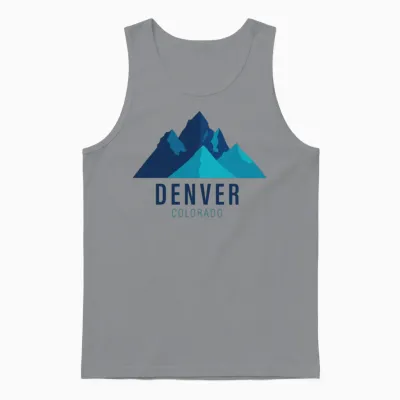 Exclusive Design for Denver Colorado Lovers Unisex Tank Top - Sport Grey