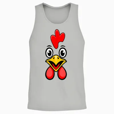 Chemise De Poulet Pour Adulte, Enfant, Homme Et Femme Unisex Tank Top - Ash