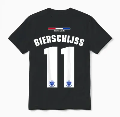 Lustige Namen Holland Party Trikot Malle Party-Urlaub Unisex T-Shirt - Black