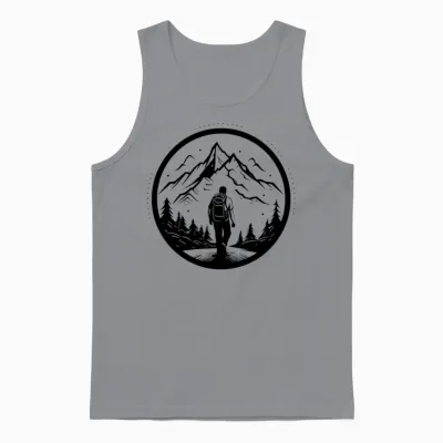 Hiking Unisex Tank Top - Sport Grey