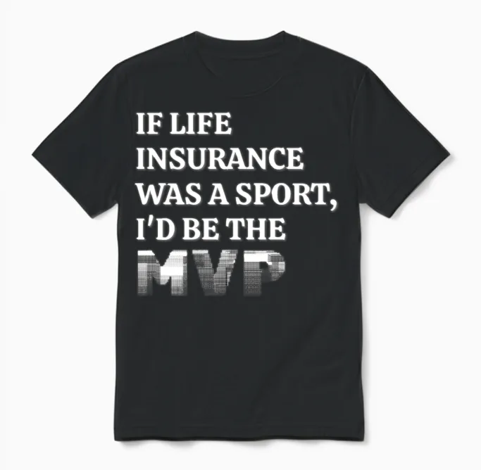Insurance Agent Funny Unisex T-Shirt in Black