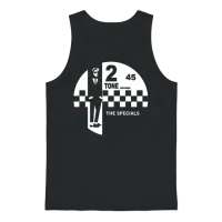 2 Tone Records Shirt - the Specials Label Unisex Tank Top - Black – 1