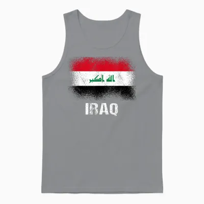 Irakische Flagge Irak Unisex Tank Top - Sport Grey