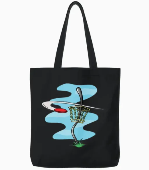 Disc Golf Tote Bags in Black
