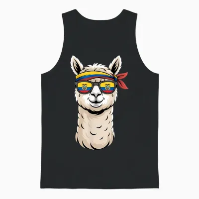 Drapeau De L'équateur Fierté équatorienne Unisex Tank Top - Black