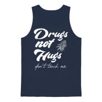 It's Just Weed Funny Sayings Unisex Tank Top - Navy – 1