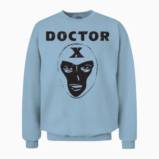 Doctor X Blondie Debbie Harry Deborah 70s Classic Unisex Sweatshirt in Light Blue