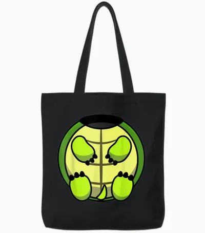 Schildkröten Tier Kostüm Schildkröte Tote Bags - Black