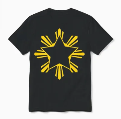 Sun Star Filipino, Pinoy Pride Unisex T-Shirt - Black