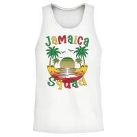 Jamaica Vacation Squad Trip Matching Family Reunio Unisex Tank Top - White – 2