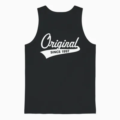 Original Since 1997 (year of Birth, Birthday / W) Unisex Tank Top - Black