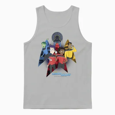 Star Trek: Lower Decks Delta Badge Group Unisex Tank Top - Ash