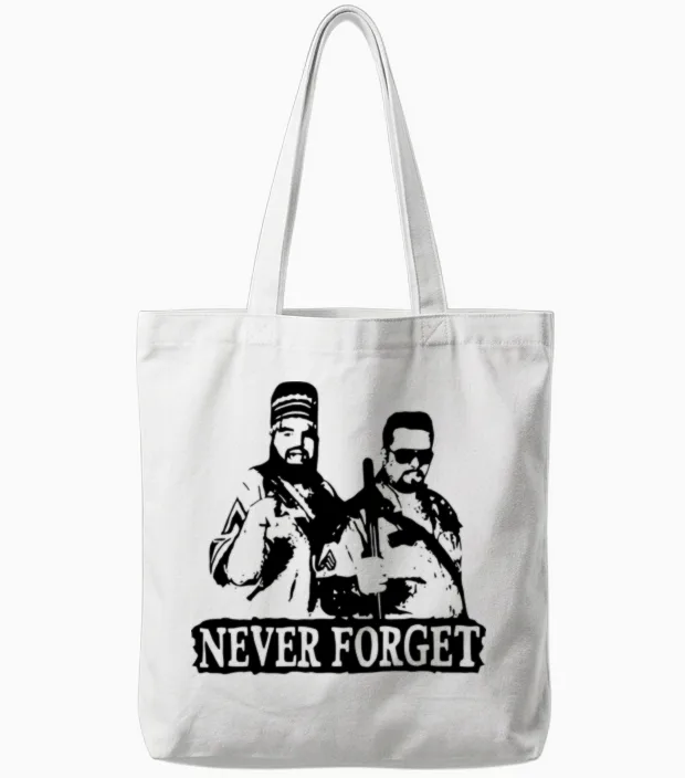 Twin Towers Tote Bags in White