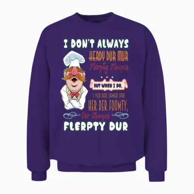 Swedish Chef Amazing! Unisex Sweatshirt - Purple
