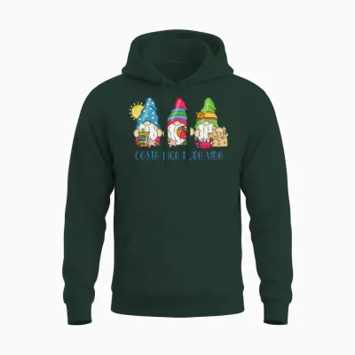 Costa Rica Pura Vida Beach Gnomes Souvenir Unisex Hoodie - Forest