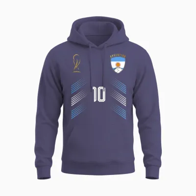 Argentina Flag Argentinian Pride Lovers Retro Unisex Hoodie - Heather Sport Dark Navy