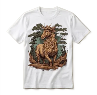 A Mystical Horse Unisex T-Shirt - White