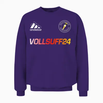 Vollsuff 24 – X Malle Soft Jersey Germany Beer T-Shirt, Black Unisex Sweatshirt - Purple