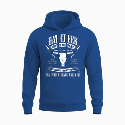 Hat Creek Cattle Company Unisex Hoodie - Royal