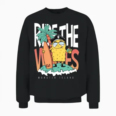 Funny Children 59 Unisex Sweatshirt - Black