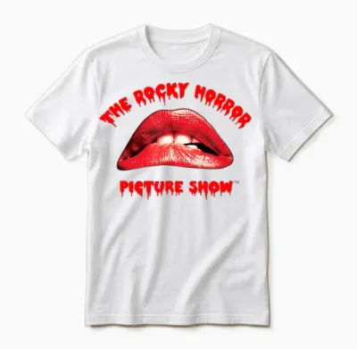 The Rocky Horror Picture Show Lips Unisex T-Shirt - White