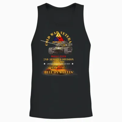 2nd Armored Division Garlstedt Germany M60a1 Unisex Tank Top - Black
