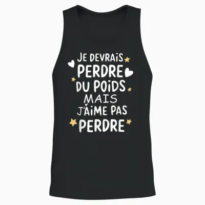 I Should Lose Weight Funny Gift Funny Gift Funny Unisex Tank Top - Black