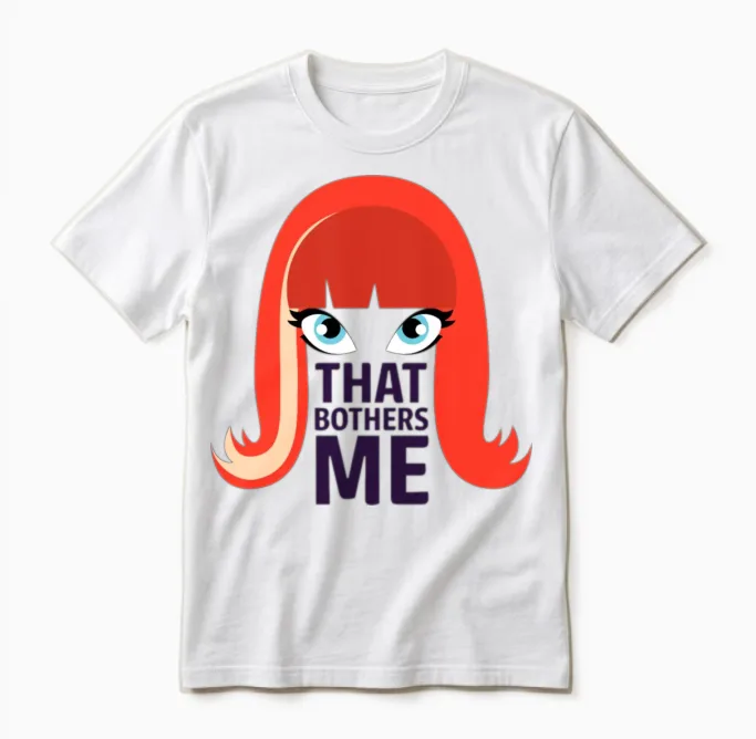 Coco Peru: That Bothers Me - Logo Unisex T-Shirt in White