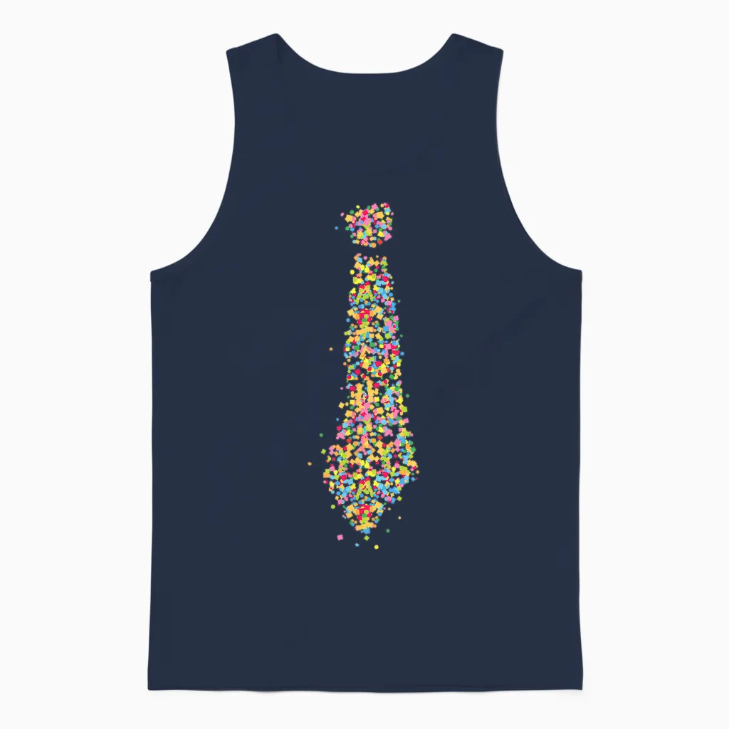 Tie Cologne Jeck Kölsch Carnival Clown Gift T-Shirt, Black Unisex Tank Top in Navy