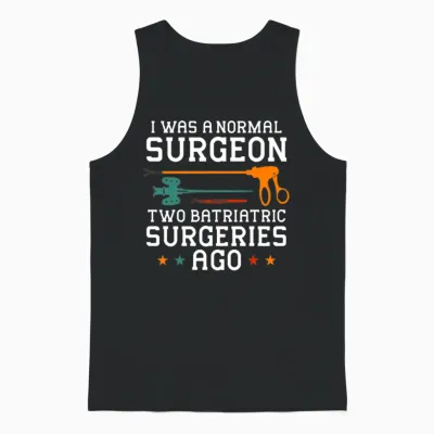 Funny Gastric Unisex Tank Top - Black