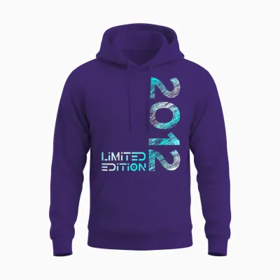 14. Geburtstag Limited Edition Jahrgang 2012 Junge Mädchen Unisex Hoodie - Purple