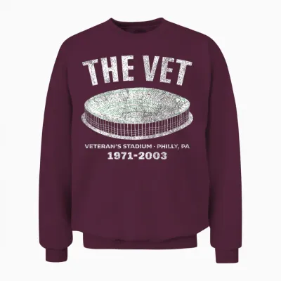 Veteranenstadion Philadelphia Unisex Sweatshirt - Maroon
