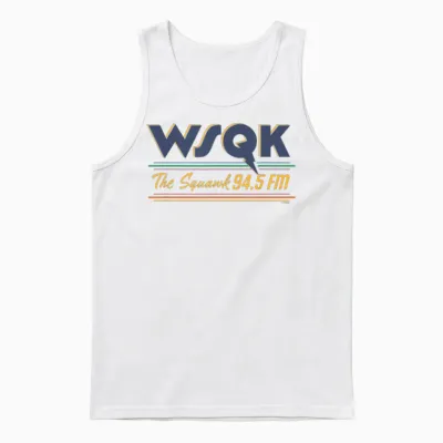 Stranger Things S5v1 Wsqk the Squawk Officially Licensed Unisex Tank Top - White
