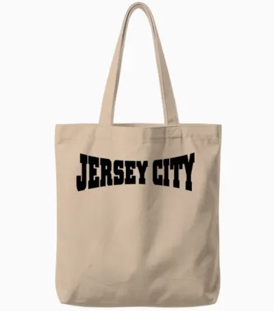 Jersey City Tote Bags - Natural