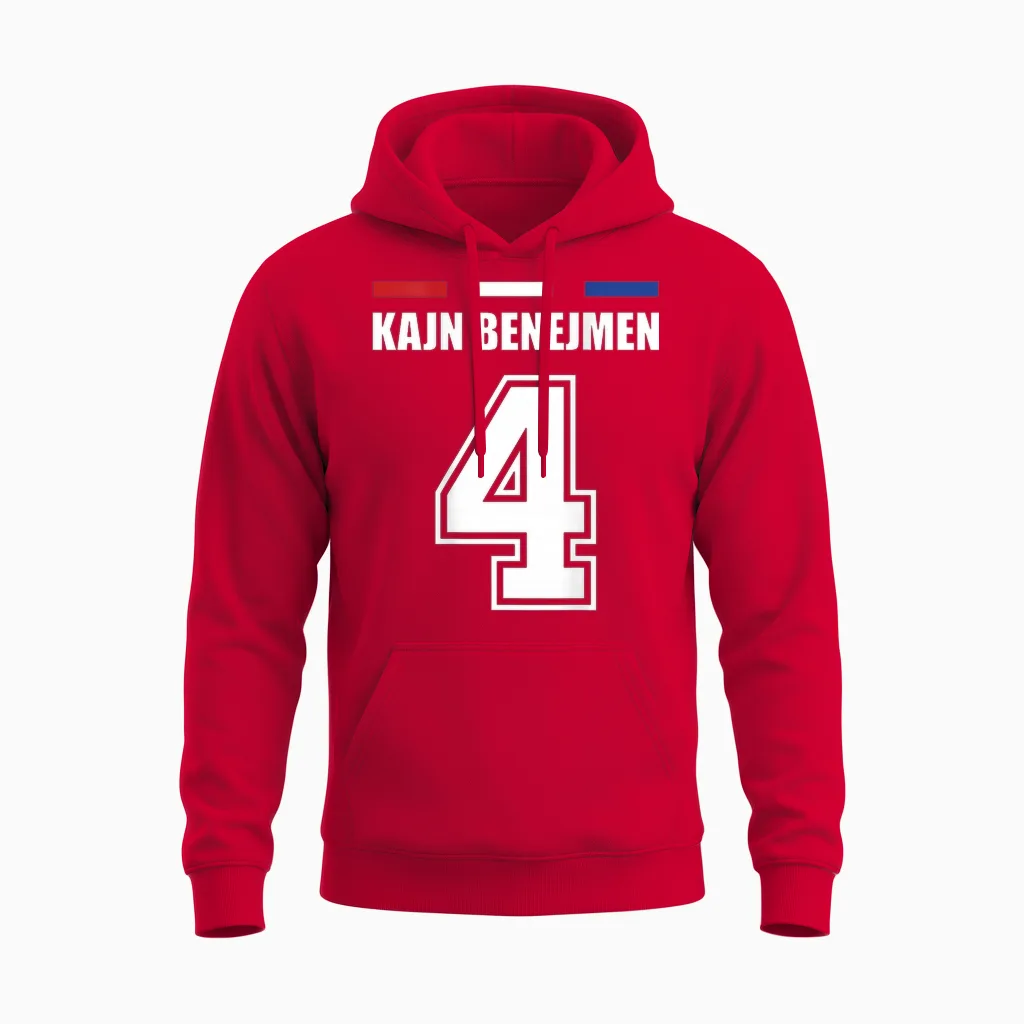 Lustige Namen Holland Trikot Für Mallorca Und Die Party Unisex Hoodie in Red
