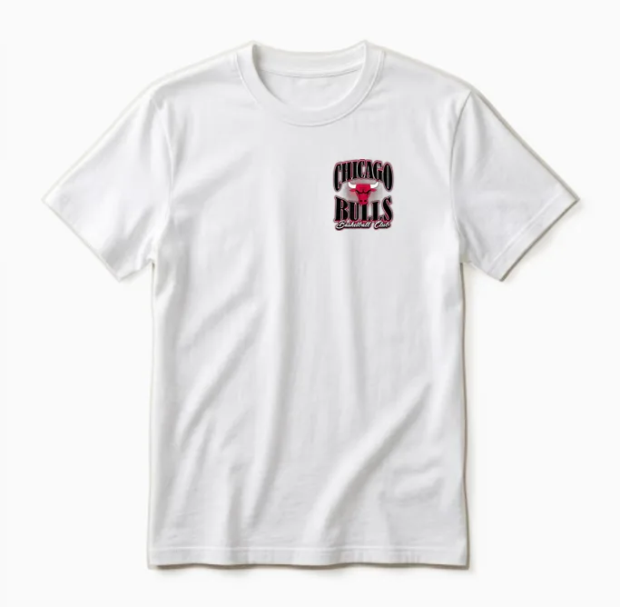 Offizieller Nba Chicago Bulls Pocket Pass Unisex T-Shirt in White