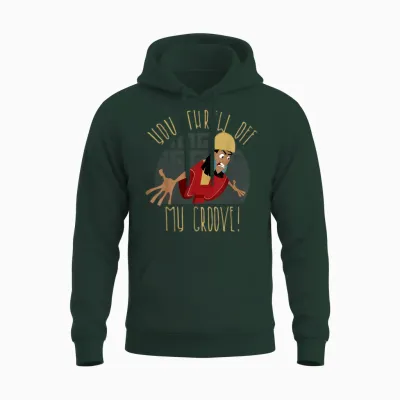 Disney Emperor's New Groove Kuzco Thrown off Graphic Unisex Hoodie - Forest
