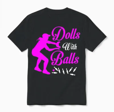 Dolls with Balls Unisex T-Shirt - Black