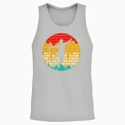 Handball Retro Unisex Tank Top - Ash