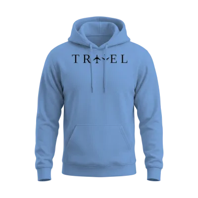 Travel Unisex Hoodie - Carolina Blue