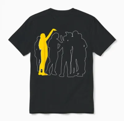 Sophie Pointing Meme Funny Basketball Unisex T-Shirt - Black