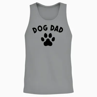 Dog Dad Unisex Tank Top - Sport Grey