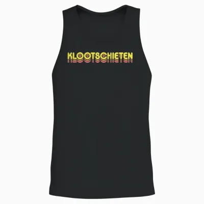 Retro Klootschieten Unisex Tank Top - Black